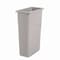 Boardwalk 23 gal Rectangular Slim-Profile Plastic Can, Gray, Open Top, Plastic, 20 in 1868188 - alternate 5